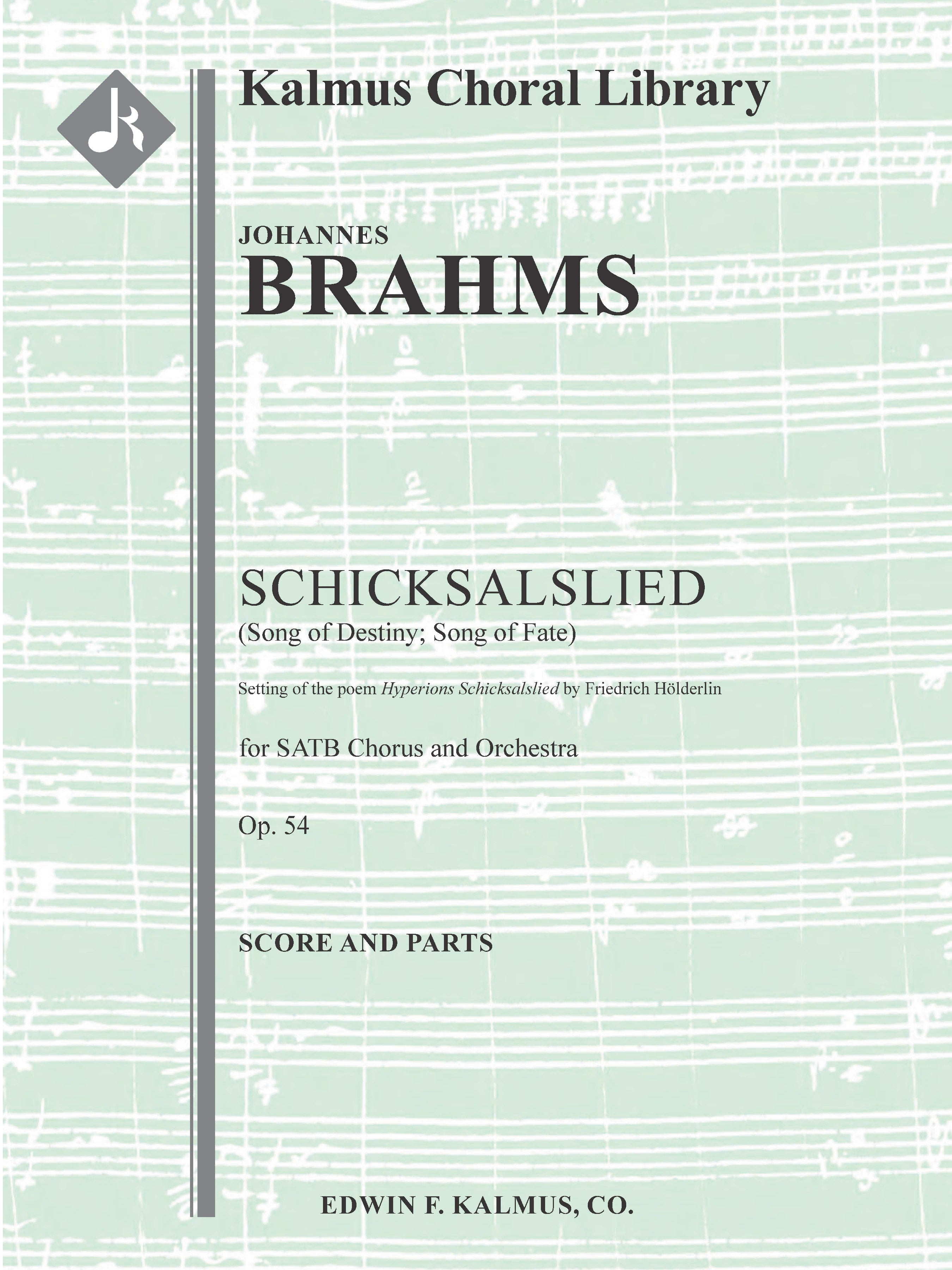 Schicksalslied, Op. 54 (Song of Destiny; Song of Fate) Cover Image
