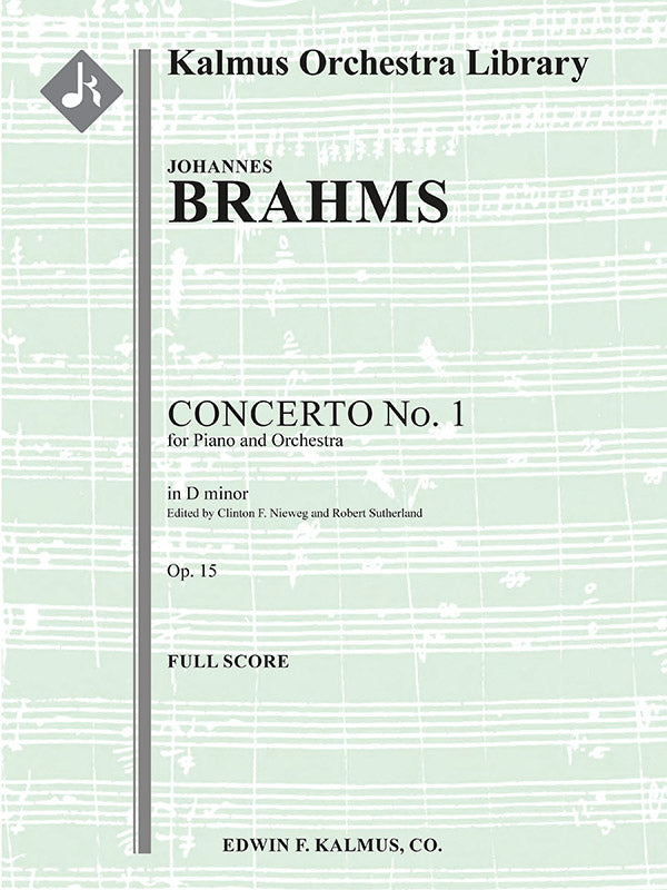 Concerto for Piano No. 1 in D minor, Op. 15 Cover Image