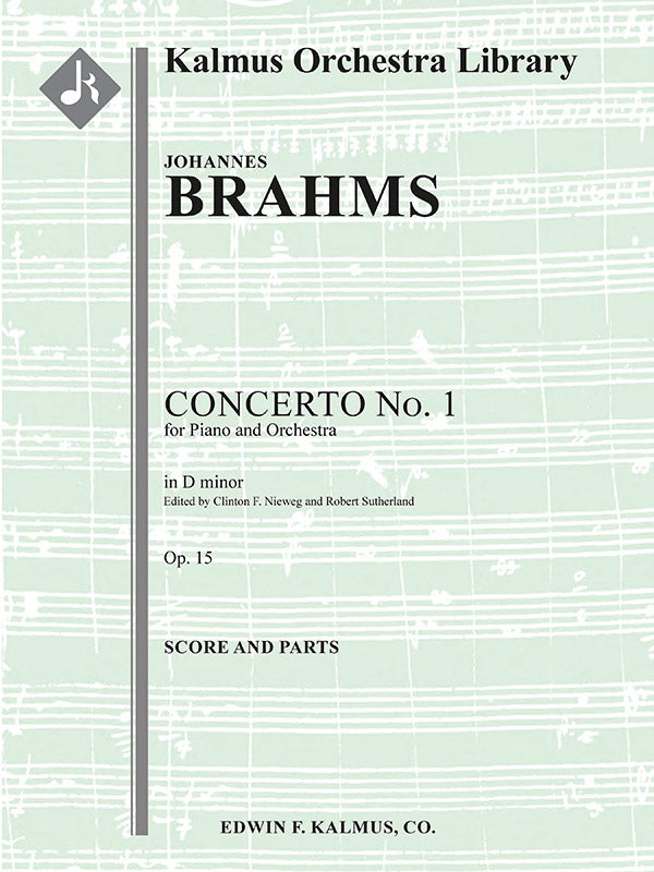 Concerto for Piano No. 1 in D minor, Op. 15 Cover Image