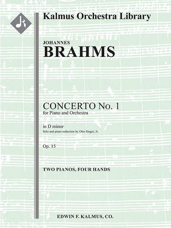 Concerto for Piano No. 1 in D minor, Op. 15 Cover Image