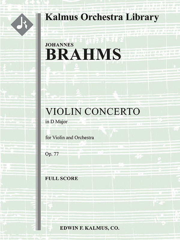 Concerto for Violin in D Major, Op. 77 Cover Image