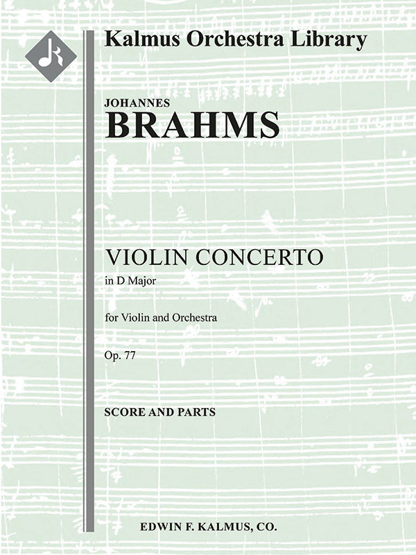 Concerto for Violin in D Major, Op. 77 Cover Image