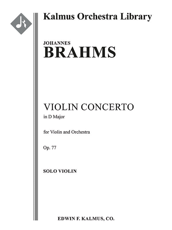 Concerto for Violin in D Major, Op. 77 Cover Image