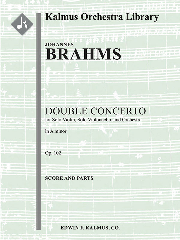 Double Concerto for Violin and Cello in A minor, Op. 102 Cover Image