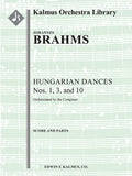 Hungarian Dances Nos. 1, 3 and 10 [composer's orchestration] Cover Image