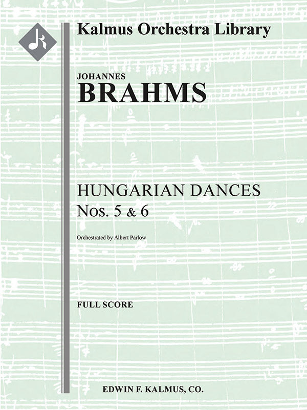 Hungarian Dances Nos. 5 and 6 Cover Image