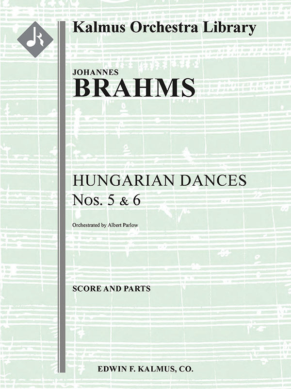 Hungarian Dances Nos. 5 and 6 Cover Image