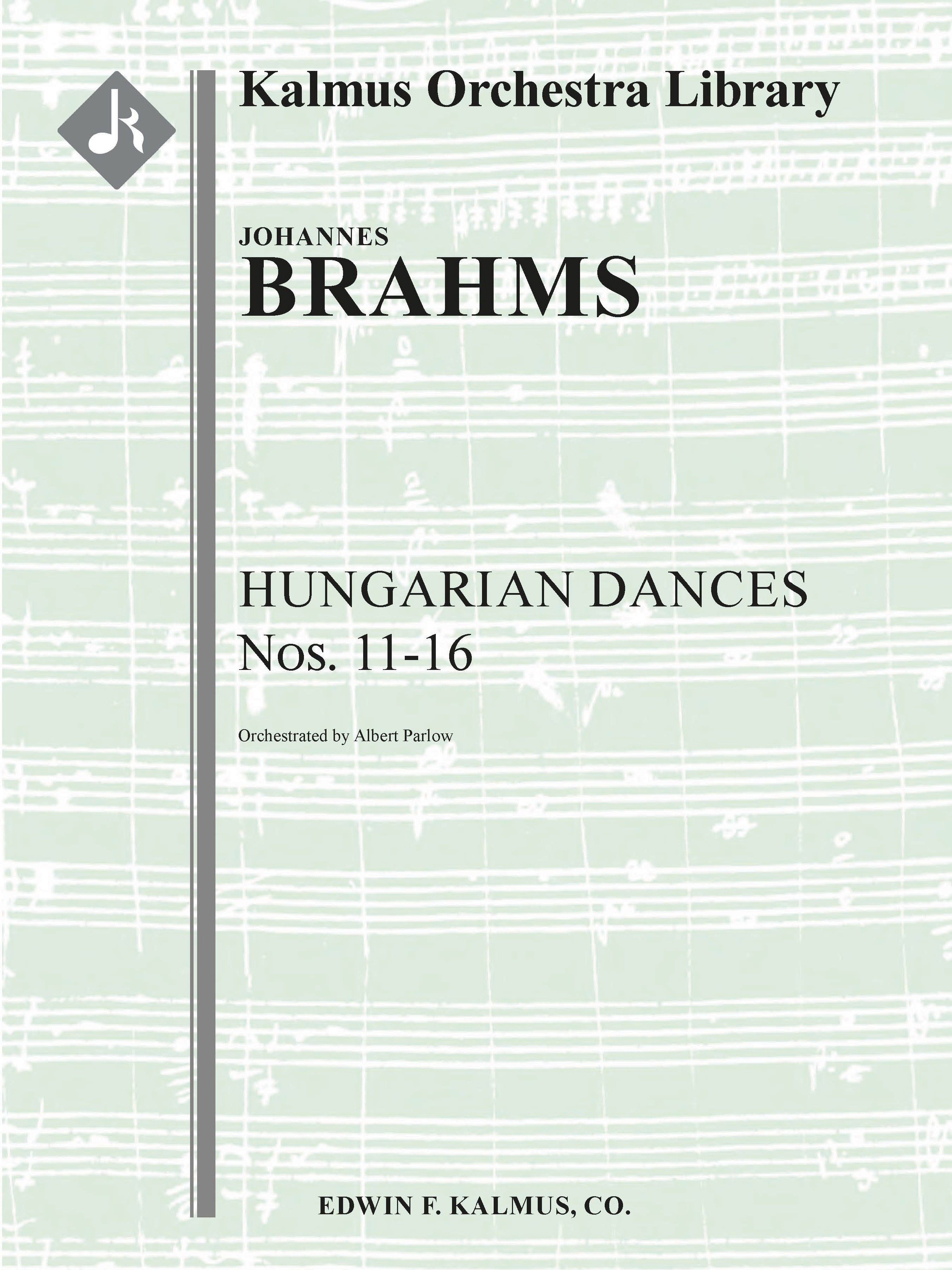 Hungarian Dances Nos. 11 through 16 Cover Image