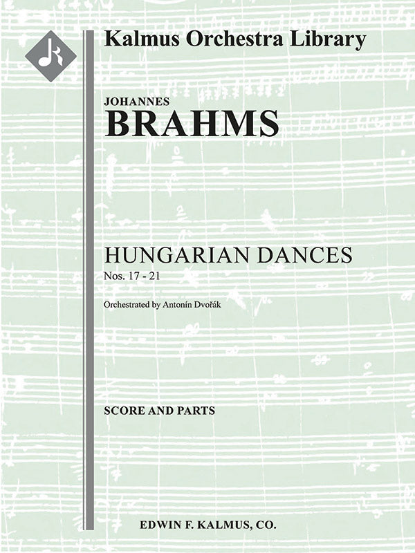 Hungarian Dances Nos. 17 through 21 Cover Image
