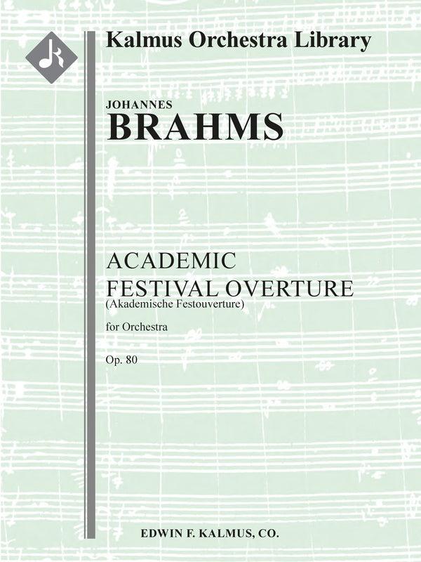 Academic Festival Overture, Op. 80 (Akademische Festouverture) Cover Image