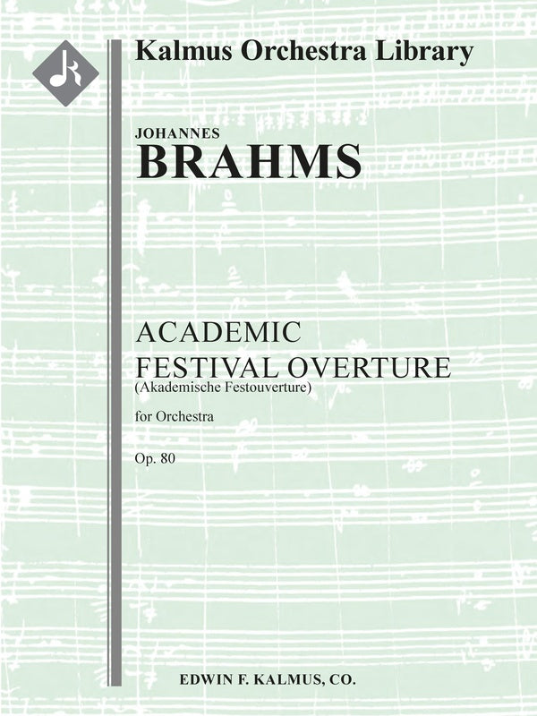 Academic Festival Overture, Op. 80 (Akademische Festouverture) Cover Image