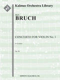 Concerto for Violin No. 1 in G minor, Op. 26 Cover Image