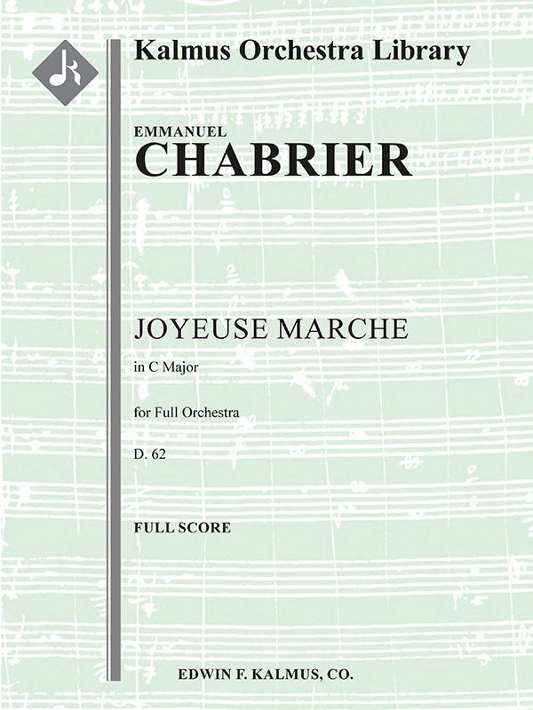 Joyeuse Marche, D. 62 Cover Image