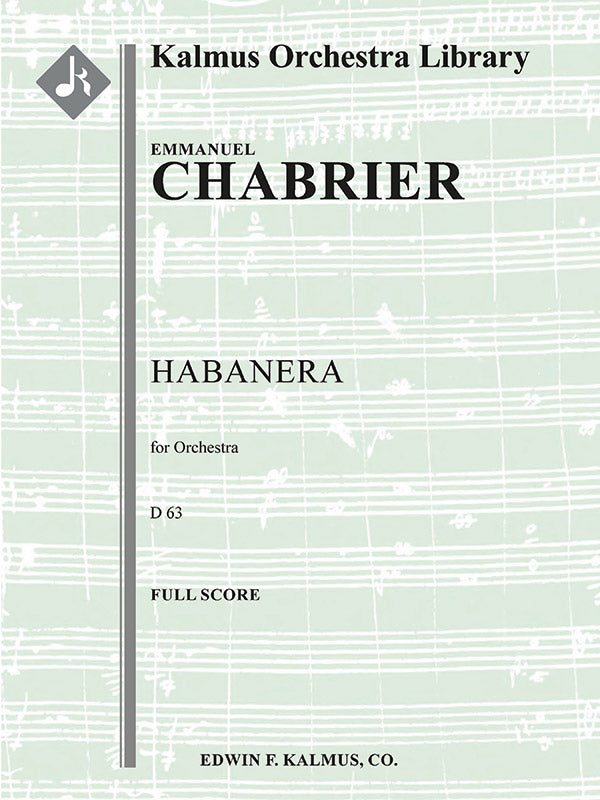 Habanera, D 63 Cover Image