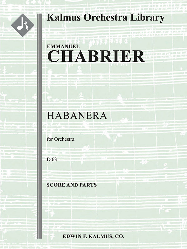 Habanera, D 63 Cover Image