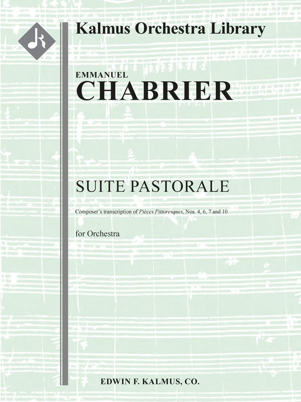 Suite Pastorale (composer's transcription of Pieces Pittoresques, Nos. 4, 6, 7 and 10) Cover Image