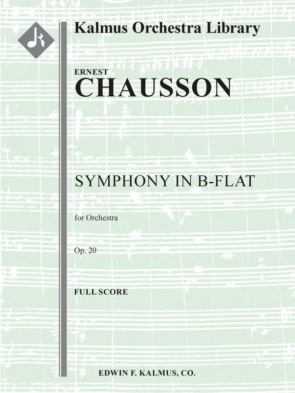 Symphony in B-flat, Op. 20 Cover Image
