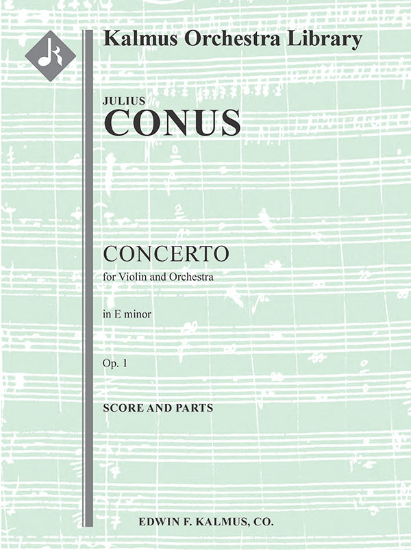 Violin Concerto in E minor, Op. 1 Cover Image