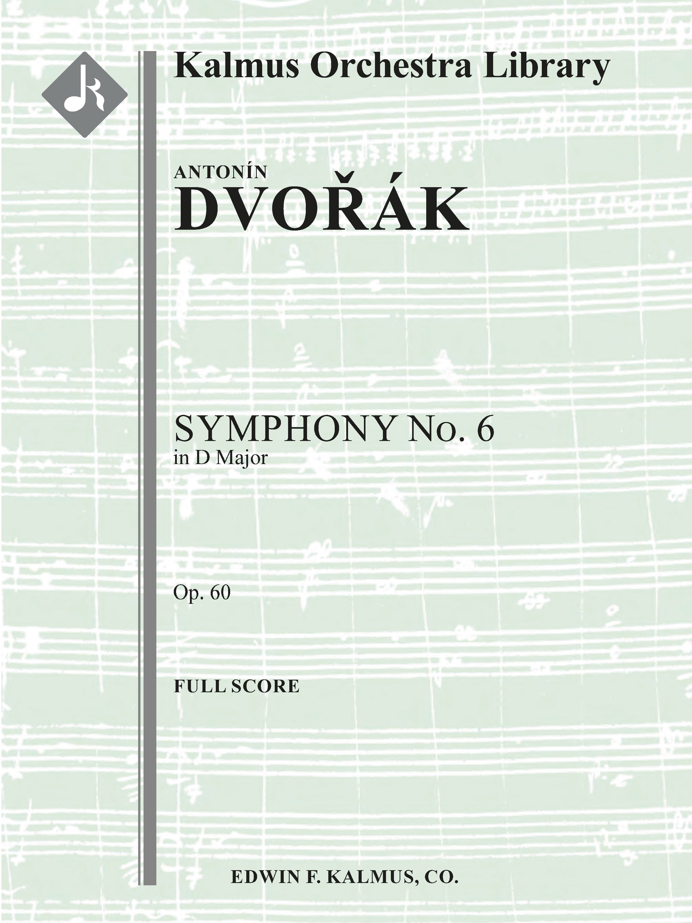 Symphony No. 6 in D, Op. 60/ B. 112 Cover Image