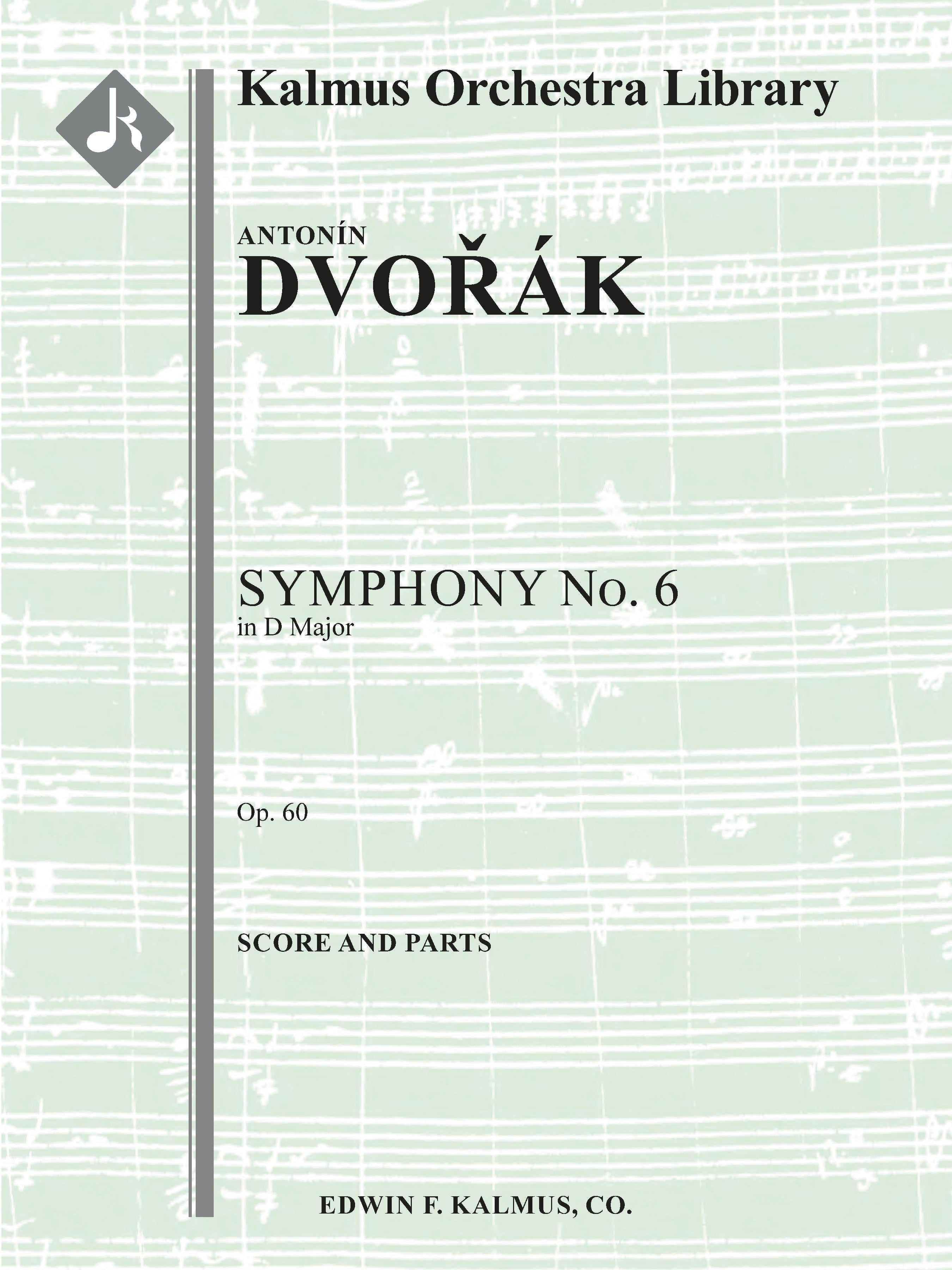Symphony No. 6 in D, Op. 60/ B. 112 Cover Image