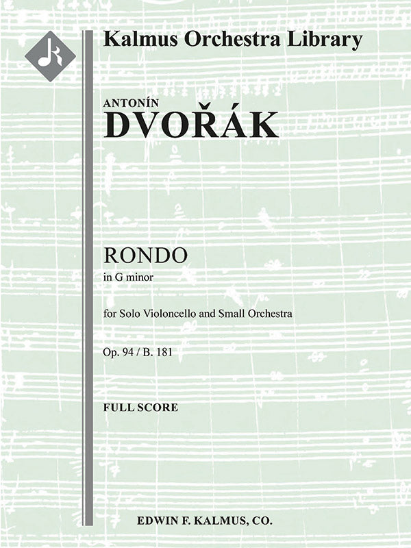 Rondo in G minor, Op. 94/B. 181 Cover Image
