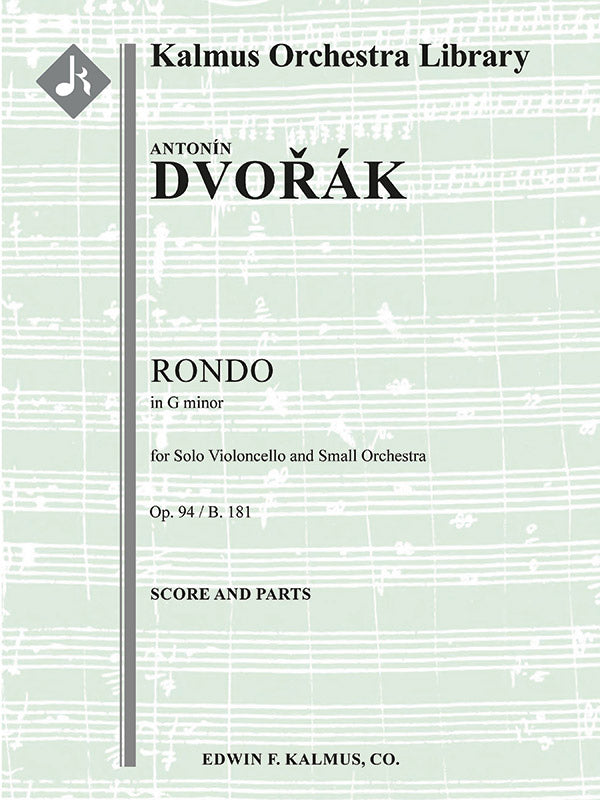 Rondo in G minor, Op. 94/B. 181 Cover Image