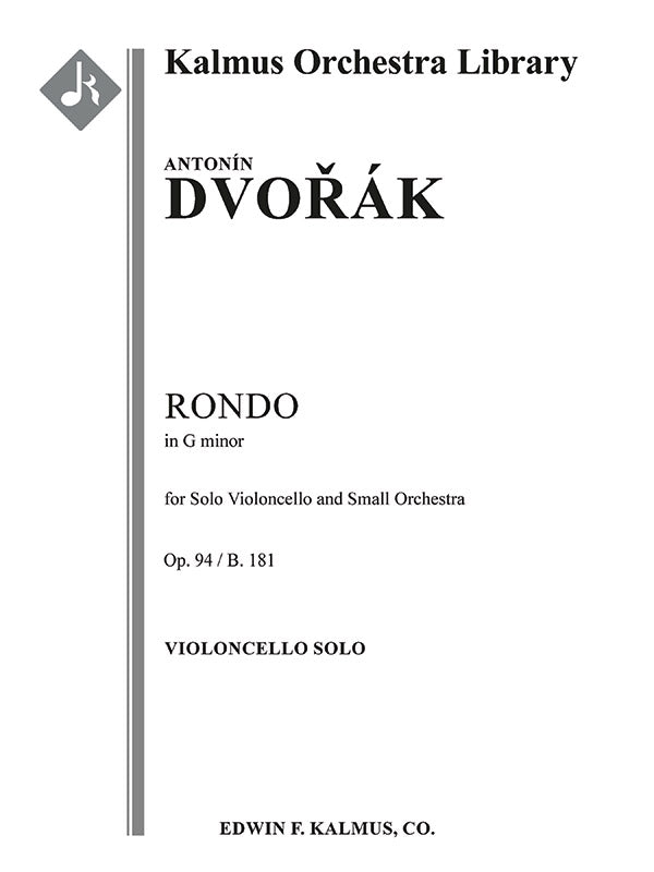 Rondo in G minor, Op. 94/B. 181 Cover Image