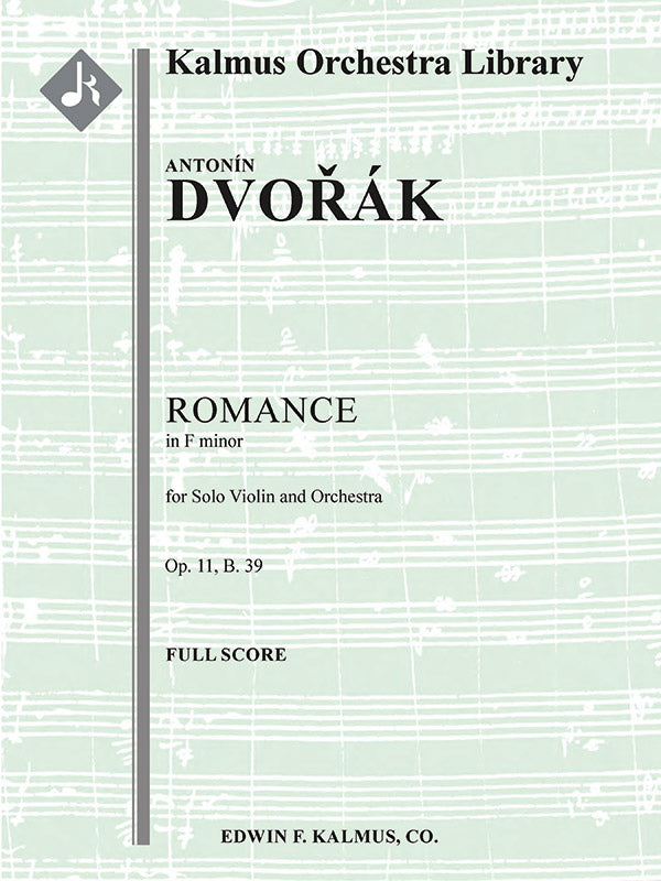Romance in F minor, Op. 11, B. 39 Cover Image