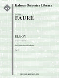 Elegy for Cello and Orchestra, Op. 24 (composer's orchestration) Cover Image
