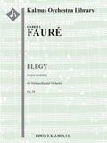 Elegy for Cello and Orchestra, Op. 24 (composer's orchestration) Cover Image