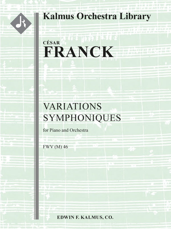 Variations Symphoniques, M. 46 Cover Image