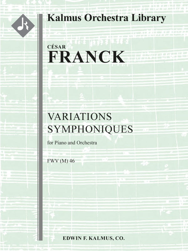 Variations Symphoniques, M. 46 Cover Image