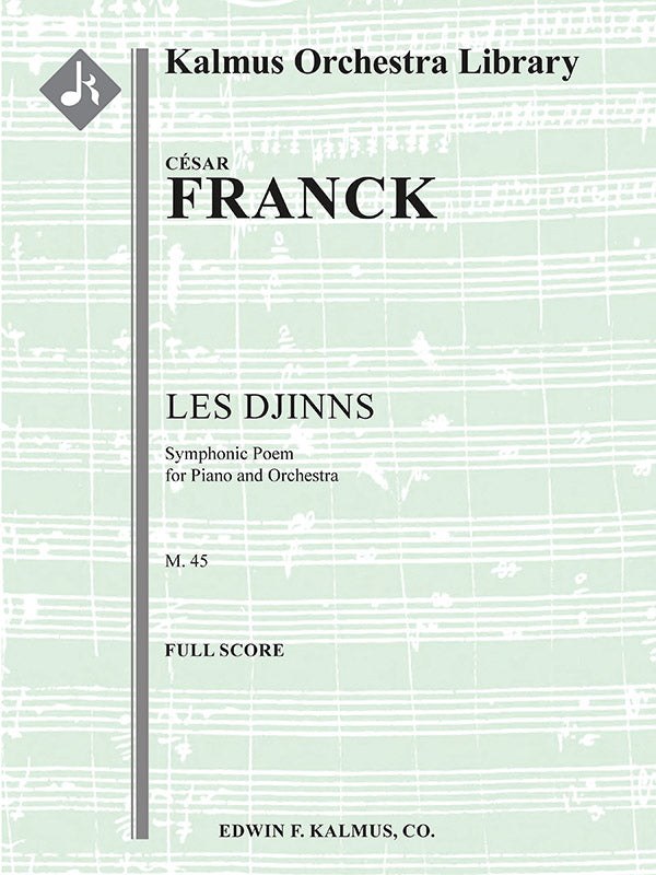 Les Djinns, M. 45: Symphonic Poem for Solo Piano and Orchestra Cover Image