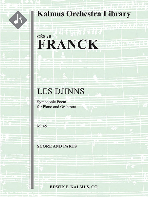 Les Djinns, M. 45: Symphonic Poem for Solo Piano and Orchestra Cover Image
