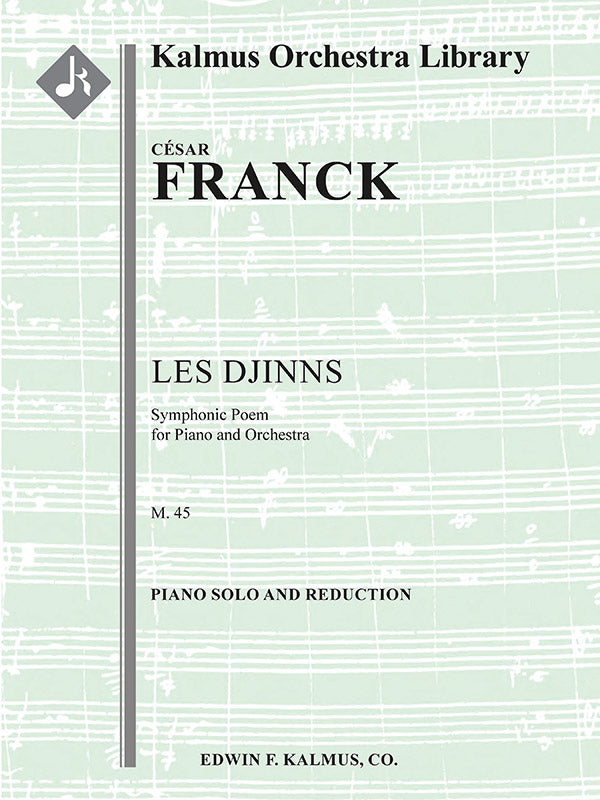 Les Djinns, M. 45: Symphonic Poem for Solo Piano and Orchestra Cover Image