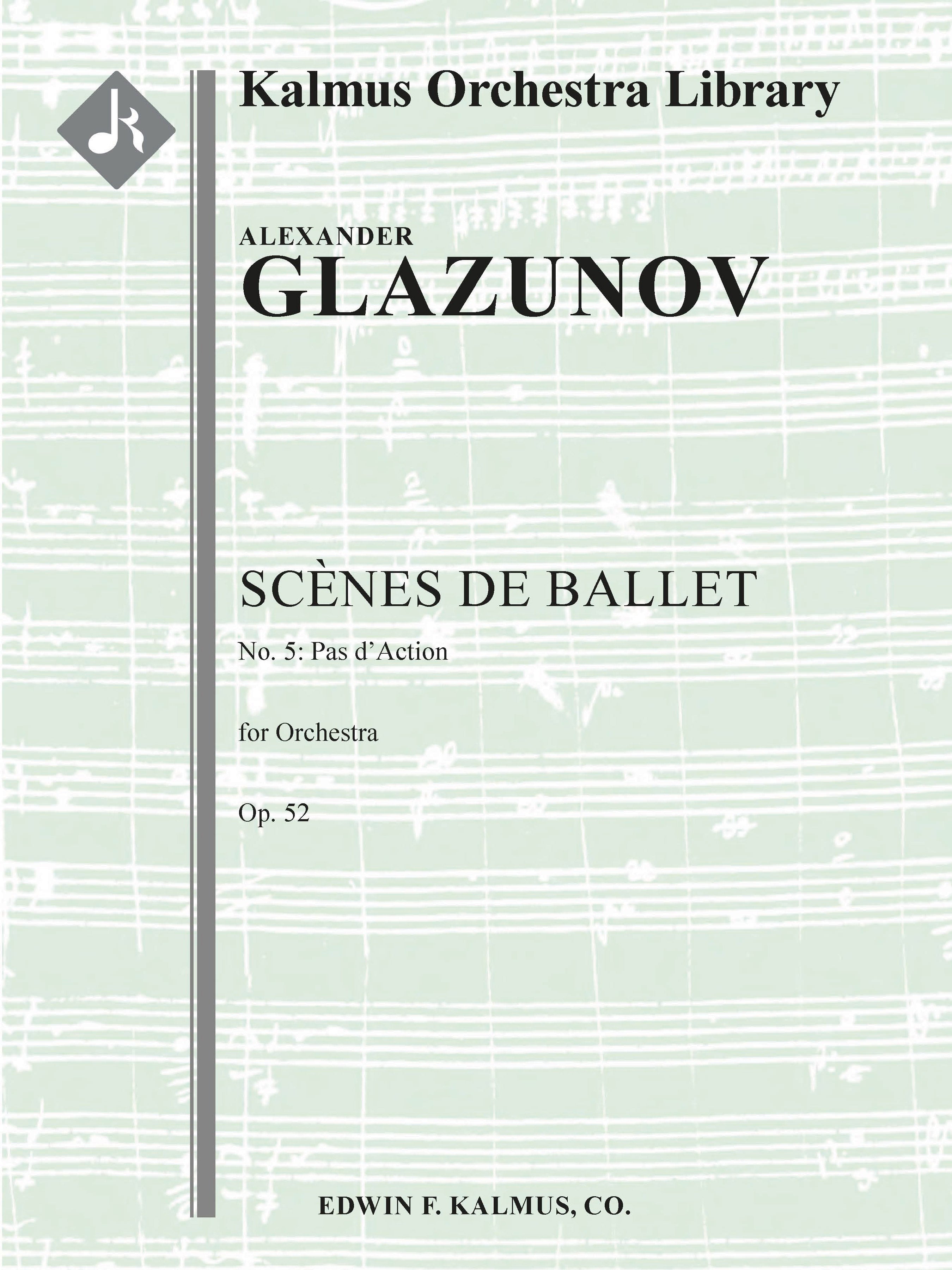 Scenes de Ballet, Op. 52; No. 5: Pas d'Action Cover Image
