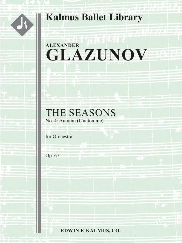 Seasons, The, Op. 67, No. 4: Autumn (L'automme) Cover Image