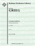 Concerto for Piano in A minor, Op. 16 Cover Image