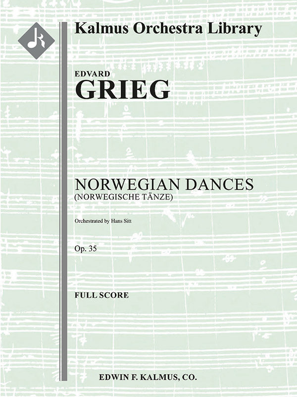 Norwegian Dances, Op. 35 [arrangement] Cover Image