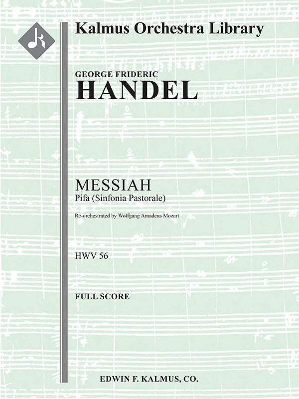 Messiah, HWV 56: Pifa (Sinfonia Pastorale) Cover Image
