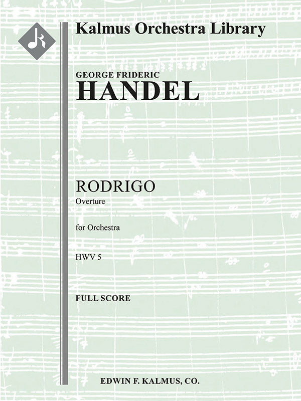 Rodrigo, HWV 5: Overture Cover Image