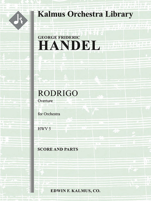Rodrigo, HWV 5: Overture Cover Image