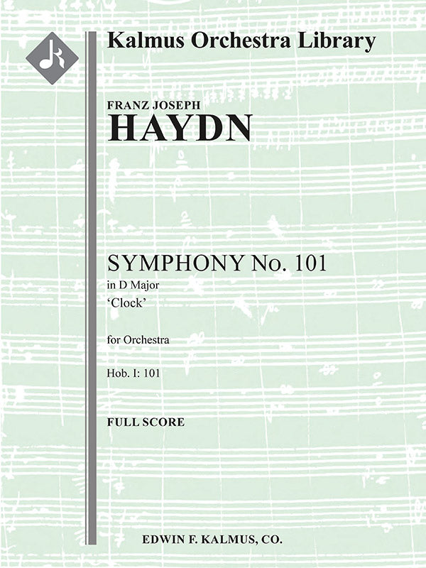 Symphony No. 101 in D 'Clock,' Hob. I:101 Cover Image