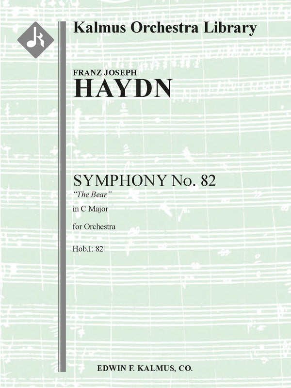Symphony No. 82 in C (L'Ours; The Bear), Hob. I:82 Cover Image