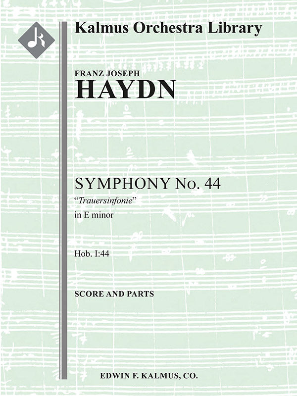 Symphony No. 44 in E minor 'Trauersinfonie' (Hob. I:44) Cover Image