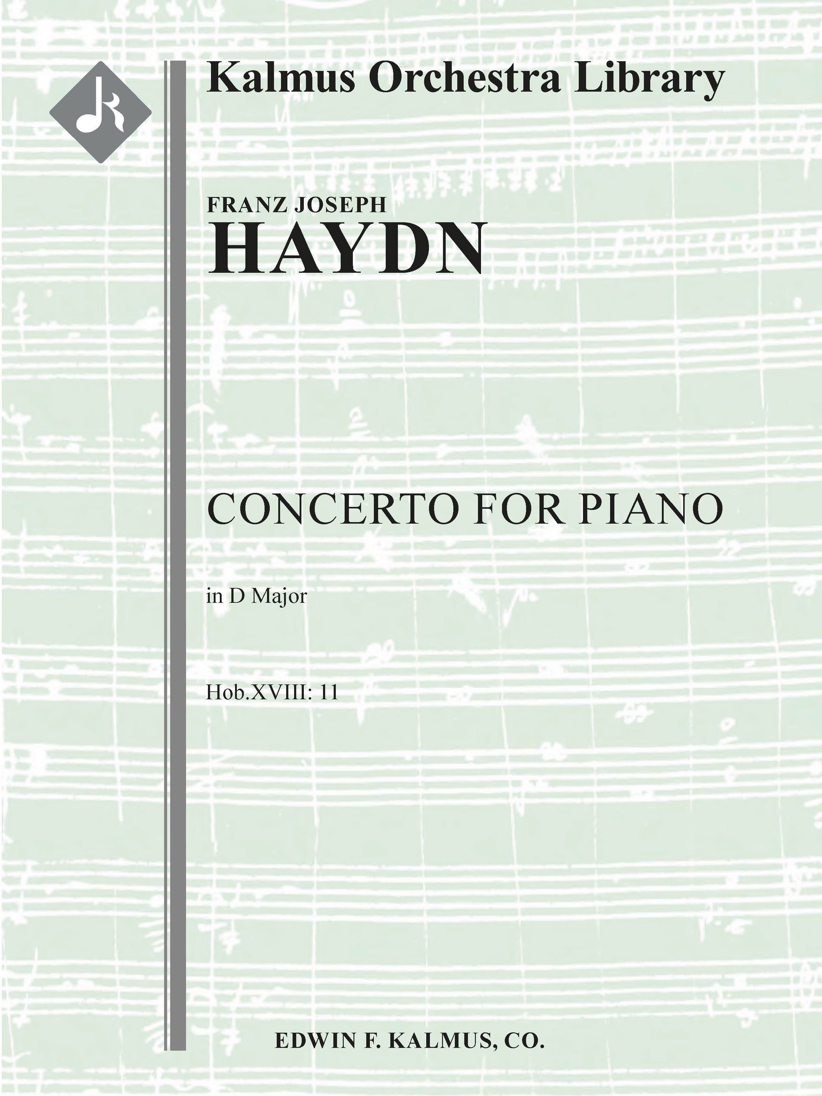 Concerto for Piano in D, Hob.XVIII: 11 Cover Image