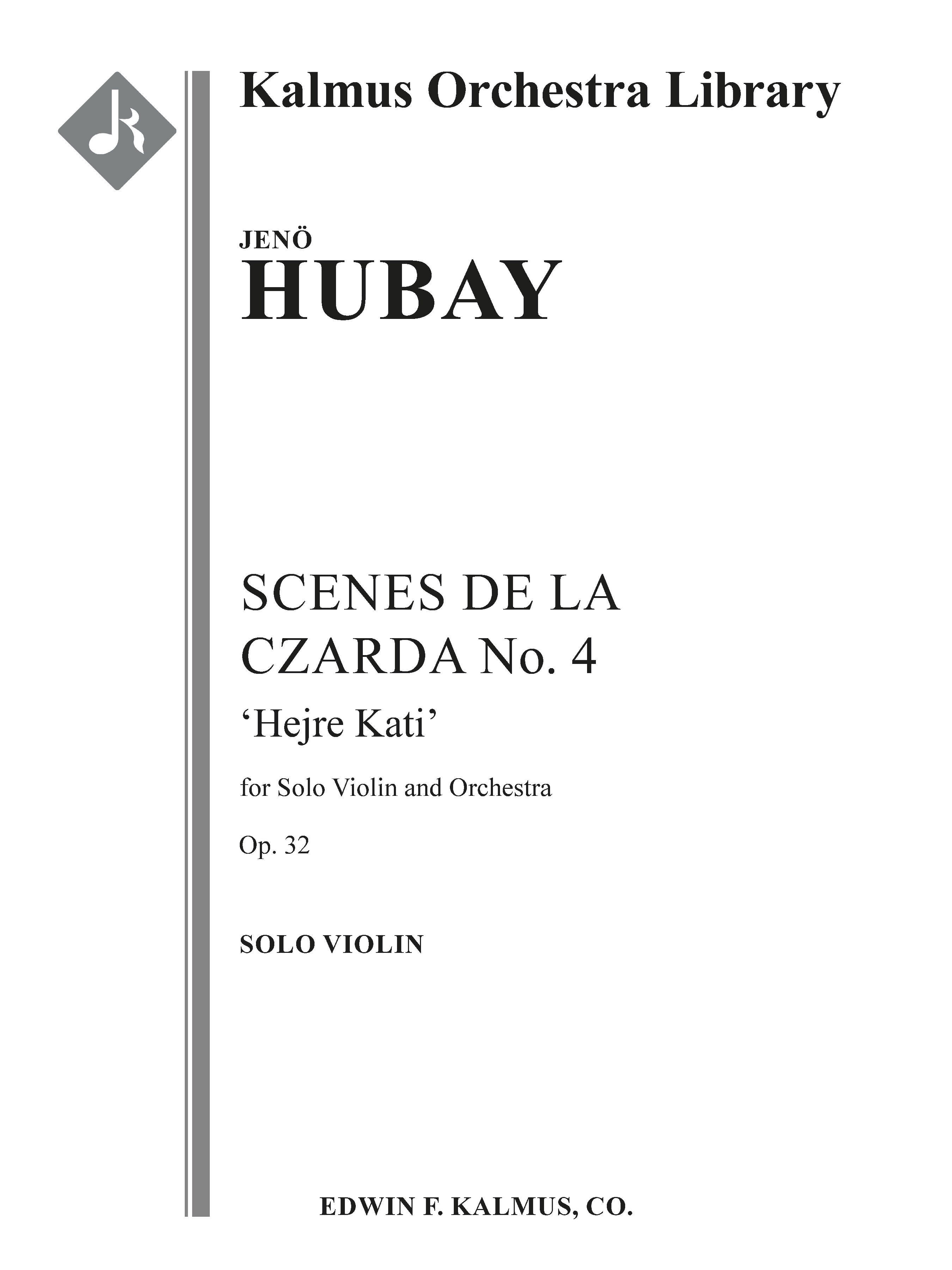 Scenes de la Czarda No. 4: Hejre Kati, Op. 32 Cover Image