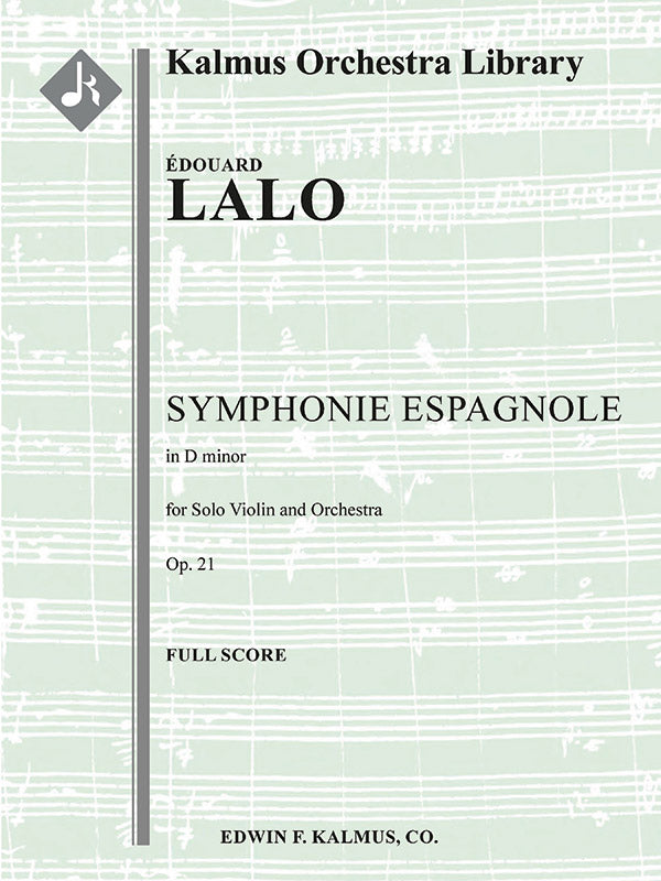 Symphonie Espagnole, Op. 21 Cover Image