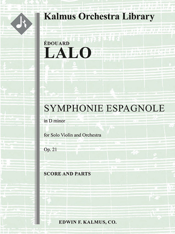 Symphonie Espagnole, Op. 21 Cover Image