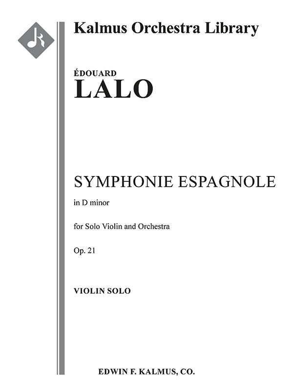 Symphonie Espagnole, Op. 21 Cover Image